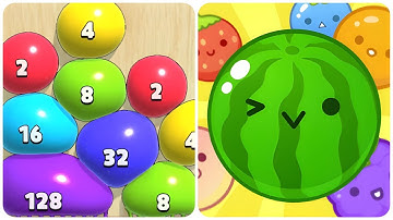 Blob Merge 3D vs Watermelon Shooter - (Max Level, New Update), ASMR Game