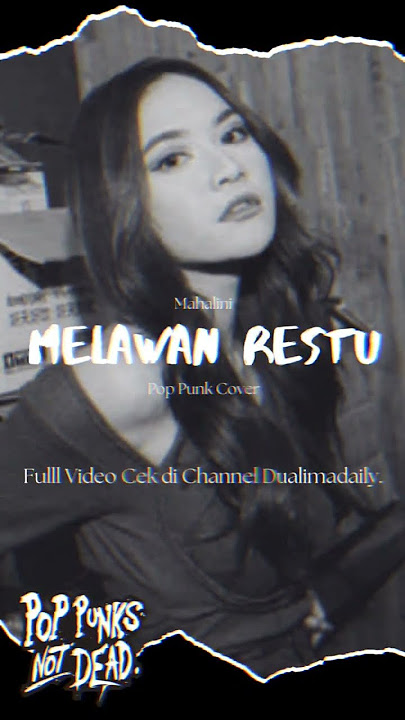Melawan Restu Pop Punk Cover #shorts #mahalini #melawanrestu #poppunkcover
