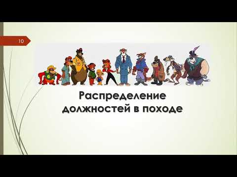 Организация, подготовка и проведение походов 1 2 к с