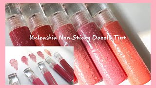 Swatch & Review | Unleashia Non-Sticky Dazzle Lip Tint
