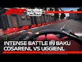 Intense battle in baku  cosarenl vs uggienl  f1 mobile racing 2022