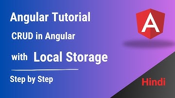 CRUD in Angular 20 with Local Storage & Session Storage | Step-by-Step Guide