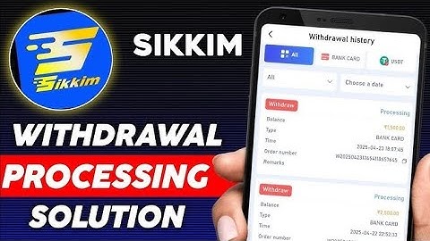 Sikkim App Withdrawal Processing Problem Solved 100% Sikkim Game Withdrawal Rejected Problem Sikkim🤬