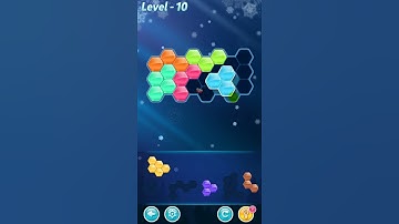 BLOCK! Hexa Puzzle! Skilled Level 10 (Rotate) - Lösung Solution Walkthrough