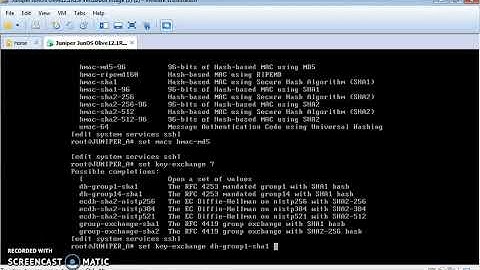 Juniper Basic SSH configuration.