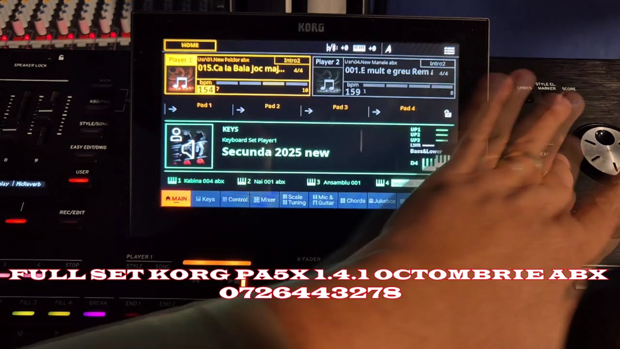 KORG PA5X SET COMPLET ABX // octombrie 2025 // O.S.1.4.1 - YouTube