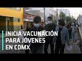 Vacunación contra COVID-19 de 18 a 29 años, CDMX - Estrictamente Personal