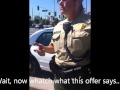 Nervous guy stands his ground agaisnt cops