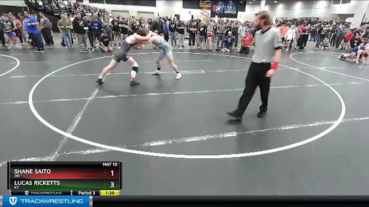 160 Lbs Cons. Round 3 - Lucas Ricketts, KY Vs Shan...