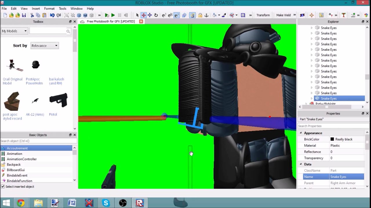 Roblox Building Gfx T 69c Power Armor Youtube - how to make armor in roblox studio