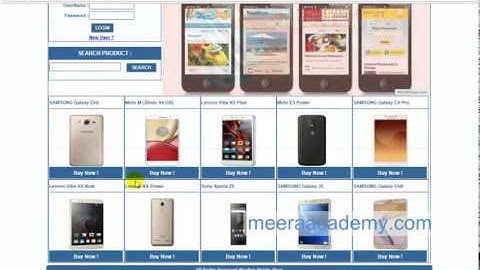 Online mobile shopping project in asp.net