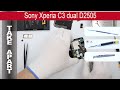 How to disassemble 📱 Sony Xperia C3 D2502, D2503, D2505, D2533 Take apart, Tutorial