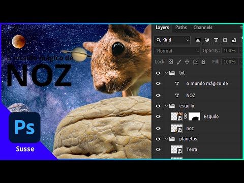 ORGANIZAÇÃO e AJUSTES - Tutorial de composição | 7.5 | Curso Photoshop Susse