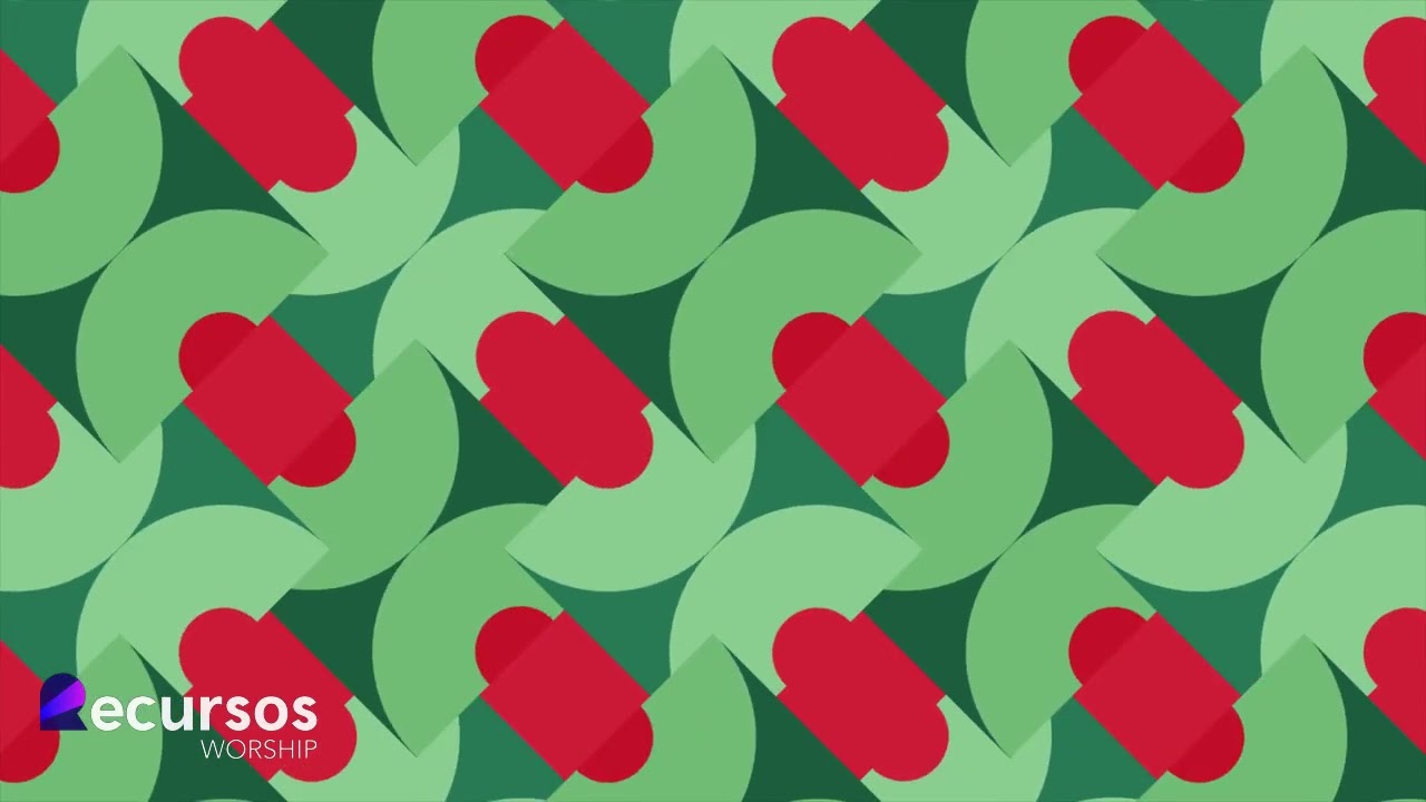 Video de fondo navideño azul y nevado para cultos | Loop Moderno