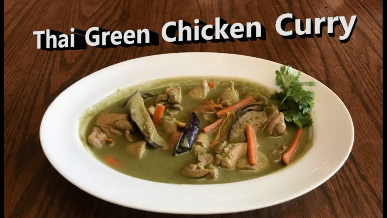 kitchen kavanoz Thai Green Chicken Curry