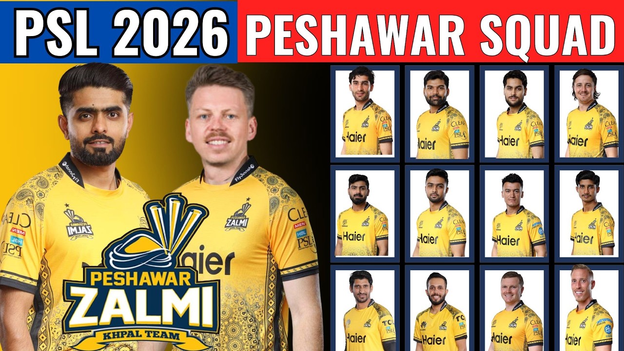 Состав Пешавара Залми на PSL 2026 | Суперлига Пакистана 2026 | Пешавар Залми PSL 2026 Состав
