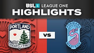 10.4.2025 | Portland Hearts of Pine vs. Forward Madison FC - Game Highlights