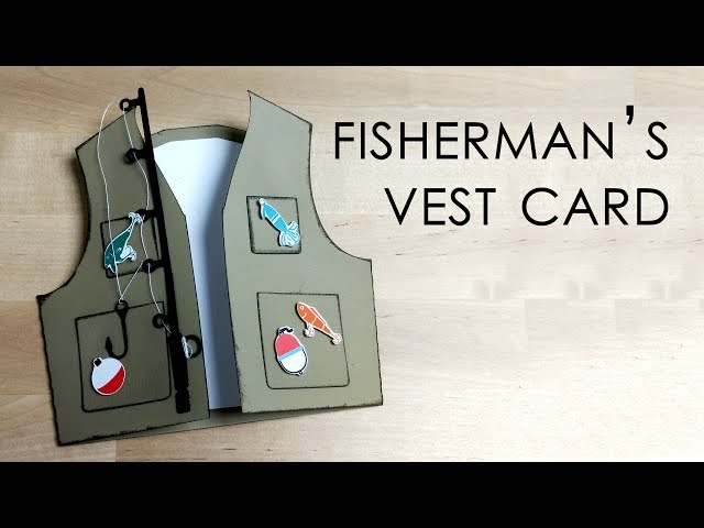 Tutorial + Template] Fishing Vest Card 