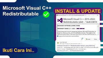Cara Mudah Download & Install Visual C++ Redistributable di Windows 10 / 11 Terbaru