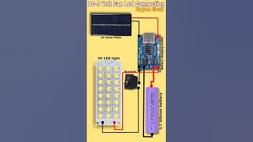 DIY 5V Solar Emergency LED Light: Compact Circuit Hack#Shorts #light #shortsfeed
