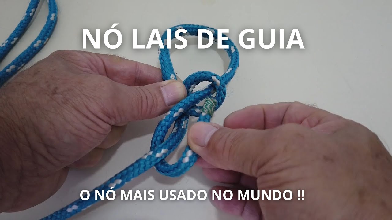 Nó lais de guia, caubói, canhota ou da marinha holandesa Bowline YouTube Nó lais de guia, caubói, canhota ou da marinha holandesa Bowline YouTube