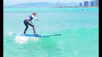 Waikiki Surf Lessons with Free Drone Video | Hawaii Surfing Academy LLC