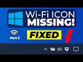 Wi-Fi Icon Missing on Windows 10 TASKBAR || Fix Wi-Fi 🔥 Part-2