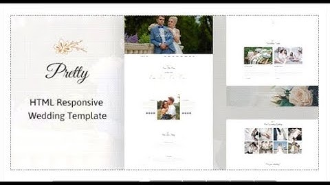 Pretty - HTML Responsive Wedding Template | Themeforest Templates
