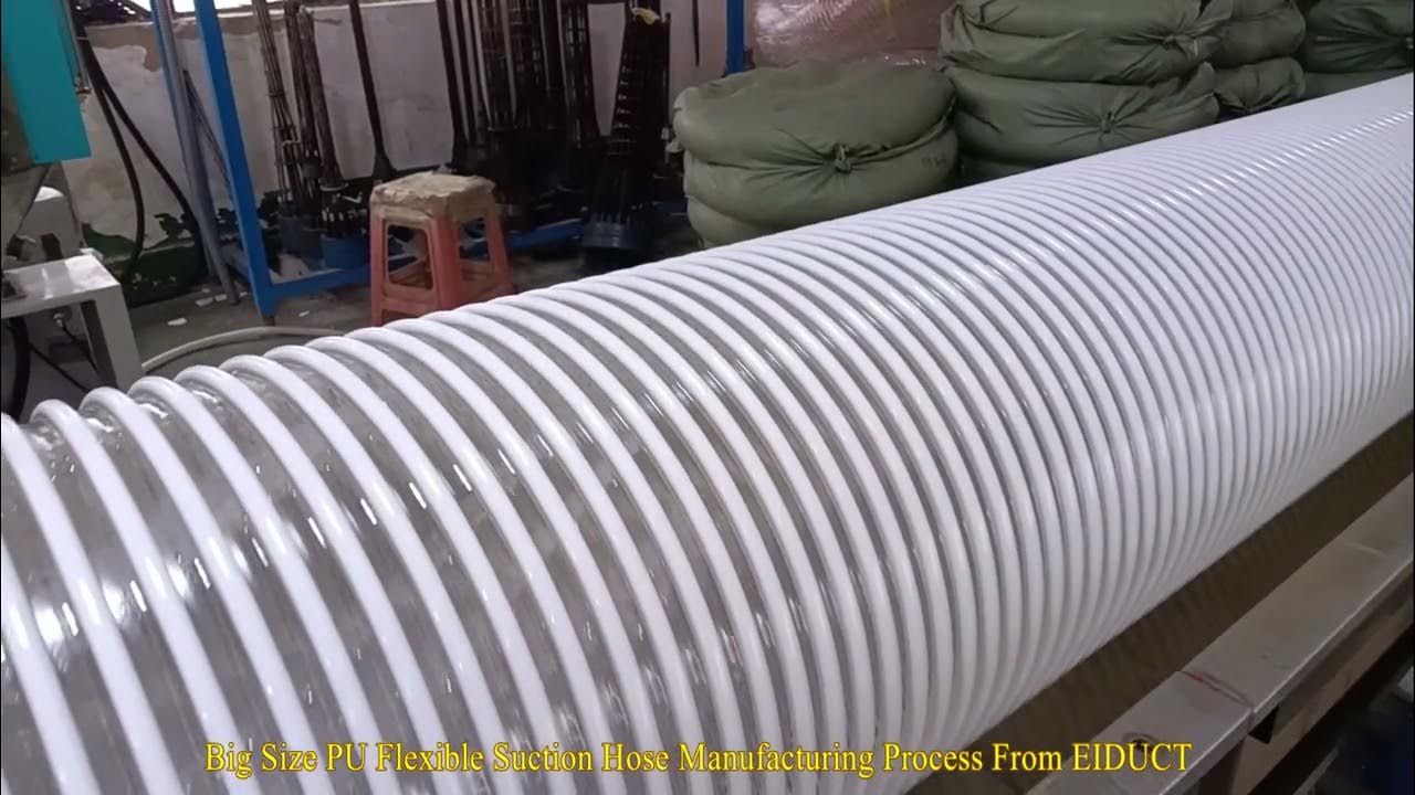 Big Size PU Flexible Suction Hose Manufacturing Process From Ecoosi
