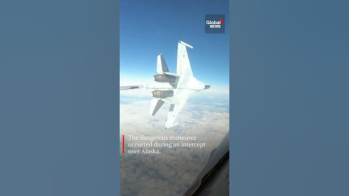Russian fighter jet flies dangerously close to U.S. plane over Alaska