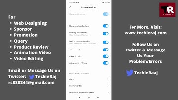 Mi 10T Incoming Call Not Showing Problem Solved
