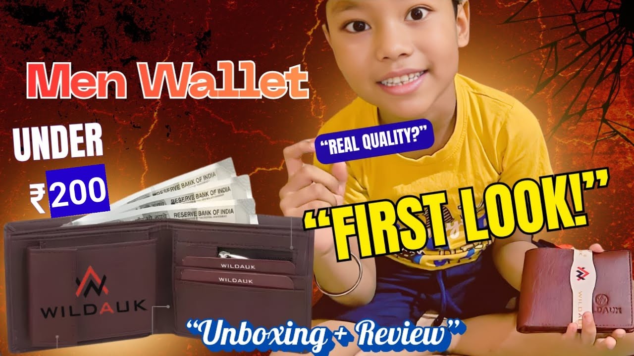 Best Men’s Wallet Review Under ₹200 | Best Budget Wallet for Men | Quality, Space, Durability Test |