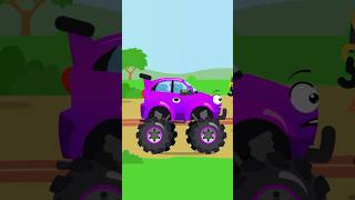 Monster Truck, Tractor And Tow Truck Work on Field #carsforkids #carcartoon #carshorts #cars #truck