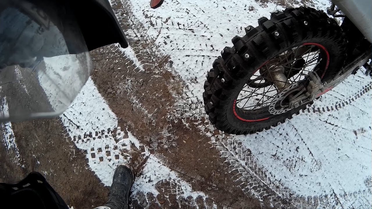 studded MX Tires Spikes on Beta rr 125 LC Enduro YouTube