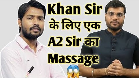 Khan Sir की controversy पर क्या बोले A2 Sir #a2motivation #A2Lions