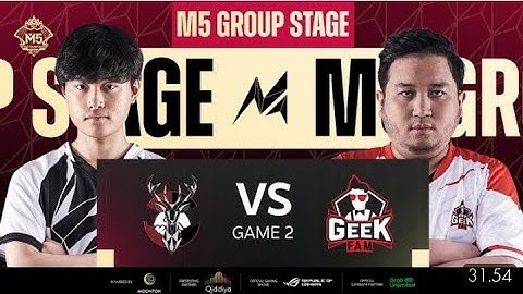 M5 Word Championship Group Stage Hari 3 | THEOHIOBROTHERS VS GEEK FAM | GAME 2