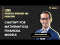 ChatGPT-like application for construction of mathematical financial models