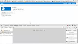 Office 365  Upload files using JavaScript and REST