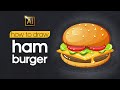 HAMBURGER | ADOBE ILLUSTRATOR TUTORIAL FOR BEGINNERS