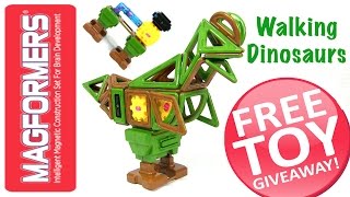 TOY GIVE AWAY - Magformers Walking Dinosaur Set - Build Your Own Robotic Walking Dino!