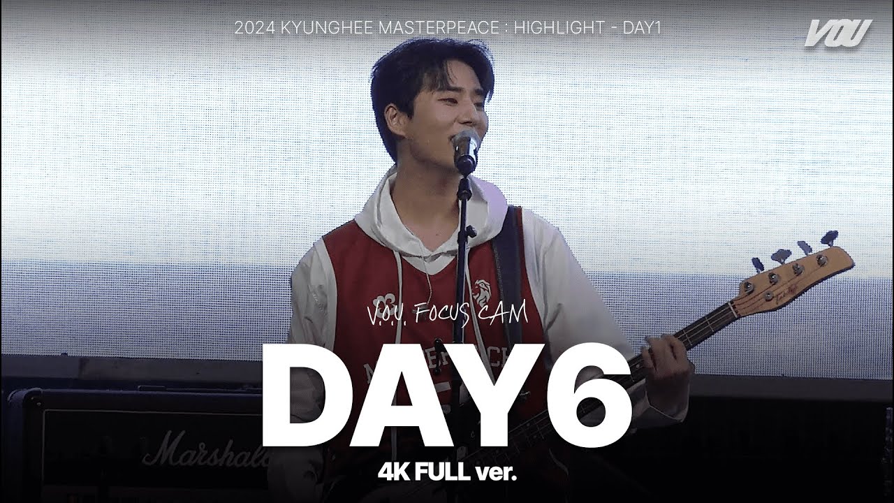 [V.O.U. 직캠] 240522 DAY6 직캠 4k Full ver. | 2024 경희대학교 봄 대동제 | 경희대 방송국 V.O.U.