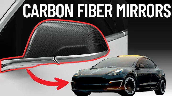 TESLA Carbon Fiber Side Mirror Caps – Halo BLK Install & Review!