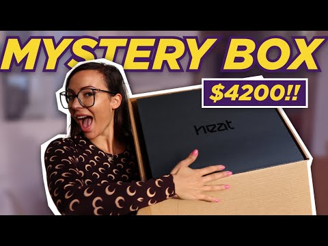 UNBOXING A MYSTERY BOX WORTH $4,200!!! (IS THE $1,000 HEAT BOX WORTH  IT?!!!) 