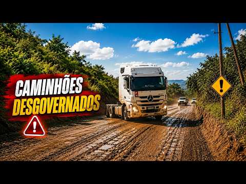 ⚠️ CUIDADO! CAMINHÕES DESGOVERNADOS NA ESTRADA