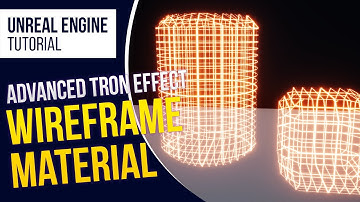 UE4 Wireframe Effect  l Unreal Engine 4.26 (Tutorial)