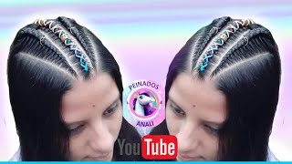 Trenzas Fáciles / Trenzas con Hilo Chino de Colores