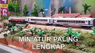 pertama mini diorama terkecil kereta api indonesia skala N 1/150 pertama mini diorama terkecil kereta api indonesia skala N 1/150