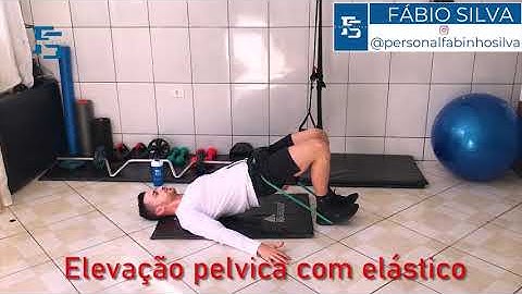 Elevação pélvica com elástico | EXERCÍCIO PARA GLÚTEO