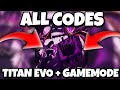 [➡️TITAN EVO &amp; NEW GAMEMODE UPDATE CODES FOR ANIME FINAL QUEST (AFQ)! ROBLOX ANIME FINAL QUEST CODES
