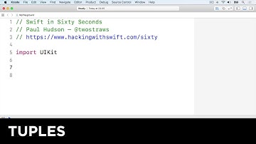 Tuples – Swift in Sixty Seconds